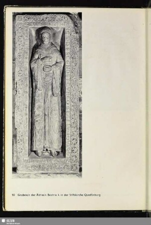 10 Grabstein der Äbtissin Beatrix I. in der Stiftskirche Quedlinburg
