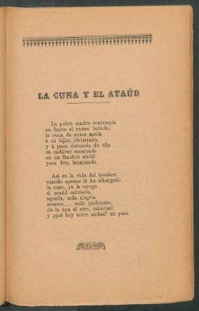 La cuna y el ataúd