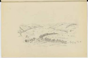 Marburg: Perspektivische Ansicht (aus: Skizzen- und Fotoalbum 2)