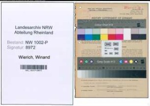 Entnazifizierung Winand Wierich , geb. 27.11.1919 (Polizeibeamter)