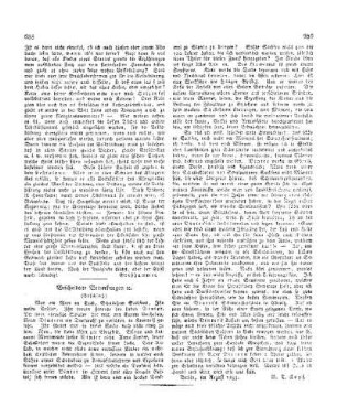 Bescheidene Bemerkungen u. : (Beschluß)