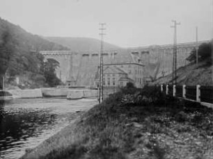 Bau der Diemeltalsperre/Diemel