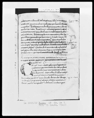 Augustinus, In Johannem evangelistam tractatus 22-54 — Initiale C, Folio 35 recto
