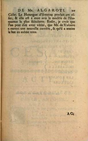 La mort de César : Tragédie
