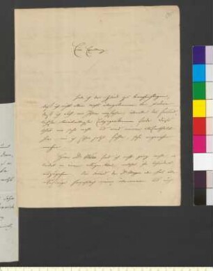 Brief von Eckermann, Johann Peter an Goethe, Johann Wolfgang von