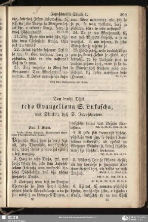 Ton druhi Dżjel teho Evangeliona S. Lukascha, wot Skutkow tych S. Japoschtołow