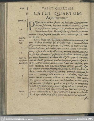 [Caput] Quartum