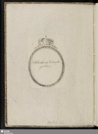 [Exlibris] Kurfürstliche Bibliothek (Dresden)