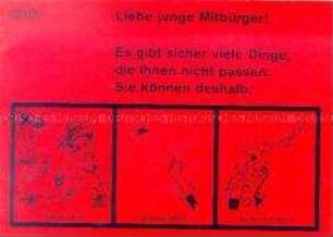 Propagandaschrift der Deutschen Jungdemokraten, Landesverband Berlin