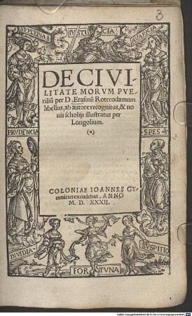 De civilitate morum puerilium libellus
