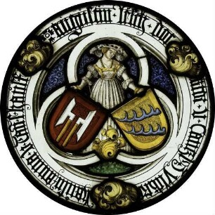 Wappenscheibe des Augustin Fesch und der Anna von Tann