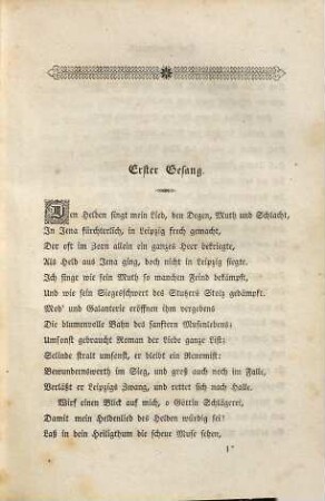 Der Renommist : Ein scherzhaftes Heldengedicht