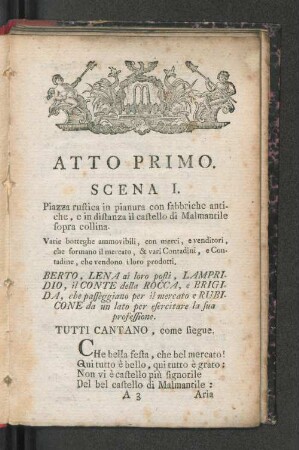 Atto Primo.