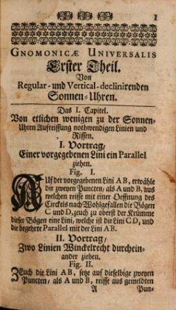Johann Peterson Stengels, Sueci, Gnomonica Universalis, Oder: Ausführliche Beschreibung Der Sonnen-Uhren : Worinnen Allerhand Arthen derselben in hierzu dienlichen Figuren vorgestellet werden, wie solche auf allerley flachen Ebenen, so wohl unter der Sphaera Recta als Obliqua, Geometrisch aufzureißen; samt einem Anhang von Reflex- auch allerhand beweglichen Universal- und Particular-Sonnen-Uhren