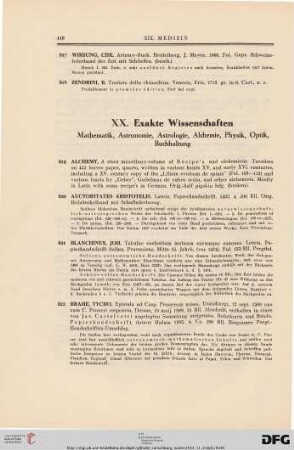 Exakte Wissenschaften (Nr. 619-699)