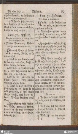 Ton 71. Psalm
