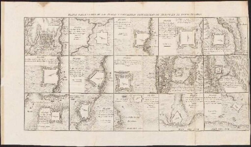 Plano del Fuerte del Principe Carlos