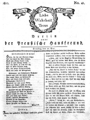 Nr. 41., 22. Mai 1810