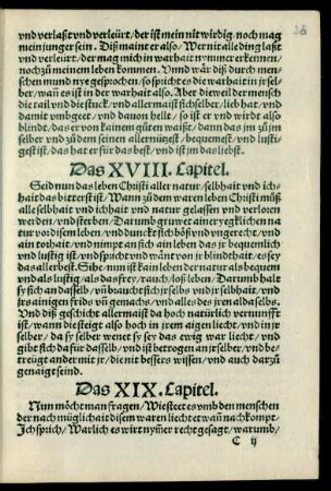 Das XVIII. Capitel.