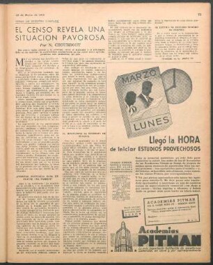 El censo revela una situación pavorosa : Cosas de nuestra campaña