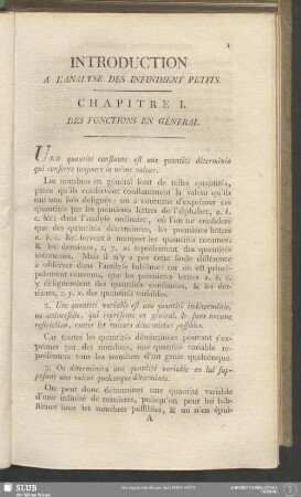 Chapitre I. Des Fonctions En Géneral
