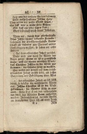 I) Auf ihren erfreulichen Inhalt zu richtē.