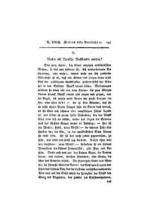 Wollen alle Deutschen Musikanten werden?