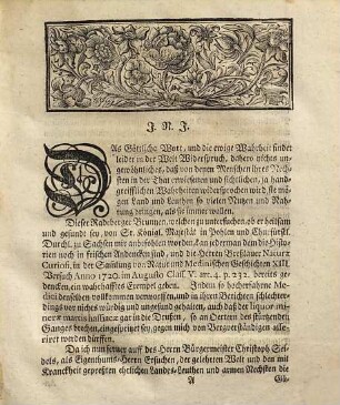 Utilitatis physicae verae specimen qvartum : de fontium medicatorum et salinorum genuina diagnosi. Das ist: Gründlicher Beweiß daß der öffentlich verworffene Radeberger Gesundbrun[n]en so gesund und sicher innerlich und äuserlich zu gebrauchen, als ein Brunn in der Welt ...