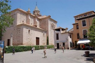 Granada - Burgberg Alhambra : Alhambra: Kirche Santa Maria (früher Moschee der Alhambra), aufgenommen 2007