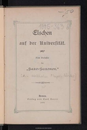 Elschen auf der Universität