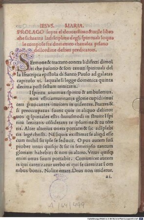 Disciplina degli spirituali