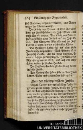 Von den philippinischen Inseln.