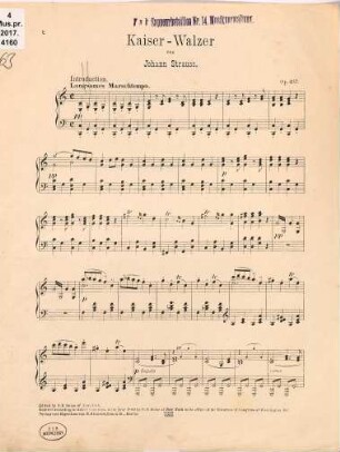 Kaiser-Walzer : op. 437