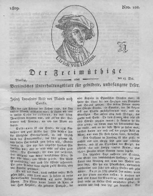 Nro. 102., Dienstag, den 23. Mai 1809