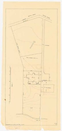 Haus Jansen, Berlin-Grunewald: Gartenplan, Lageplan 1:250