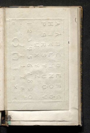Blindenschrift