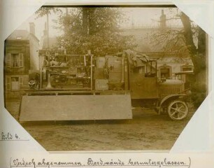 Foto einer transportablen Werkstatt