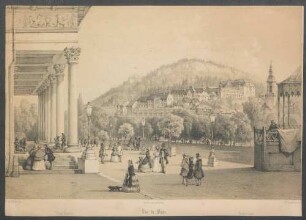 Vue de Bade - View Baden - Baden vom [...]