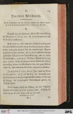 Zweiter Abschnitt
