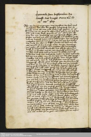 111v-129v: Kriegsbericht 1449