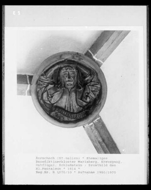 Brustbild des Heiligen Pantaleon