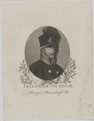 Bildnis des Friedrich Wilhelm von Braunschweig-Oels