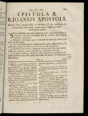 509-520, Epistola II. B. Joannis Apostoli; Epistola III. B. Joannis Apostoli; Epistola Catholica B. Judae Apostoli