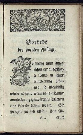 Vorrede der zweyten Auflage.