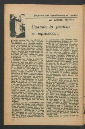 Cuando la justicia se equivoca ... : Procesos que apasionaron al mundo
