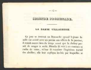 Seconde promenade.