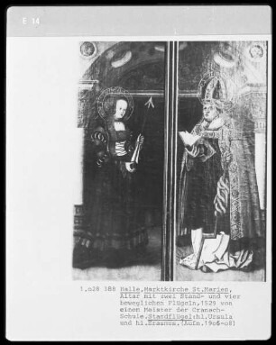 Die heilige Ursula und der heilige Erasmus