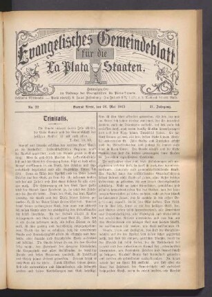 N°. 22. 26. Mai 1915