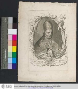 Clemens XIII. Pont. Opt. Max. : Carolus Rezzonicus Venetus creatus die 6. Iulij ann, 1758