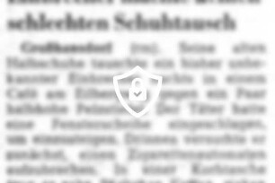 Einbrecher machte keinen schlechten Schuhtausch